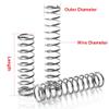 Temhyu Shuxiang Spring, 10-Pack 304 Stainless Steel Compression Springs, Y-Type, 0.5 mm Wire, 6 mm OD, 5–50 mm Length (Selected: 0.5 × 6 × 30 mm) view 4