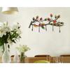 MYBA Wrought-Iron Wall-Mounted Coat Hook, Bird and Butterfly Design, A, 5 Hooks view 3