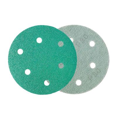 10-Piece 5-Inch 125 mm Round Green Sanding Discs, Grit 180