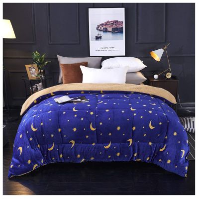 Winter Comforter with Lamb-Wool Plush, 180 x 220 cm, 2 kg