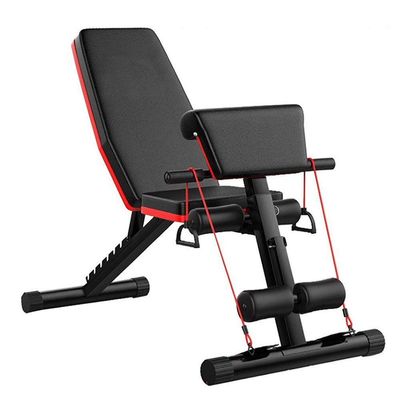 SLRMKK Adjustable Folding Weight Bench, Sit-Up and Bench Press Workout Bench for Home Gym