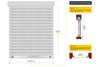 Schellenberg Made-to-Measure PVC Roller Shutter Curtain, Maxi System view 4