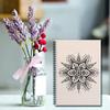 Small Snowflake Stamp – Winter Motif Wooden Stamp, 28 x 28 mm view 3