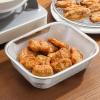 Fine-Mesh Stainless Steel Strainer Basket, Rectangular Draining Basket view 2