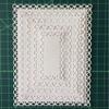 5-Piece Lace Rectangle Frame Metal Dies for DIY Scrapbooking view 1