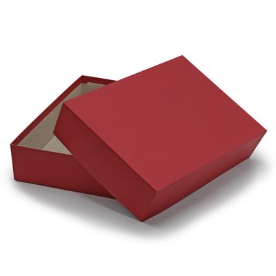 NEUSER Paper Gift Boxes with Lids, DIN A4, Dark Red, 302 x 213 x 70 mm, 20 Pack