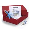NEUSER Paper Gift Boxes with Lids, DIN A4, Dark Red, 302 x 213 x 70 mm, 20 Pack view 3