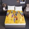 Chickw1 Microfiber Fitted Sheet, 3D Dreamcatcher Print, Up to 30 cm Deep, 120 x 200 x 30 cm view 3