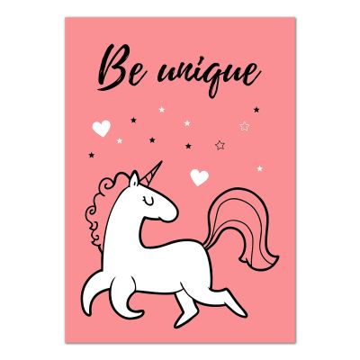 Bildershop-24 Fine Art Print Poster: Be Unique, 50 x 75 cm