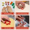 Set of 5 Cloud-Shaped Cutters for Fondant, Polymer Clay, Cookies, Icing and Crafts view 4