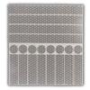 UvV Reflective Stickers, 20 Pieces - Orafol RA2cM Silver Film - Self-Adhesive, Highly Reflective Decals for Marking Strollers, Bicycles and Helmets view 1