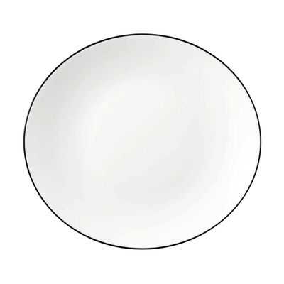 Seltmann Weiden [DL] Modern Life Oval Plate 5192, 29 cm, Black Line [RAB] [SP] MSRP: €38.00