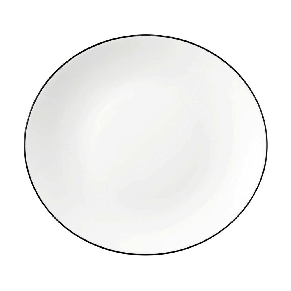 Seltmann Weiden [DL] Modern Life Oval Plate 5192, 29 cm, Black Line [RAB] [SP] MSRP: €38.00