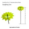 Sun Catcher Garden Decor, Laughing Sun Garden Stake, 75 cm, Green view 3