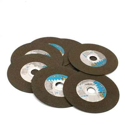 4" Angle Grinder Metal Cutting Disc, Fiber-Reinforced Resin Cutoff Wheel for Stainless Steel, 25-Pack, Black