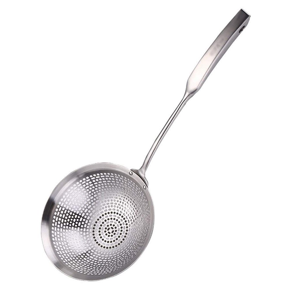 Large 304 Stainless Steel Skimmer Strainer Ladle