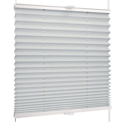 SchattenFreude Basic Clip-Fit Pleated Shade for Windows, No Drilling