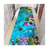 Siunwdiy 3D Azure-Blue Coral Reef Runner Rug, 60 × 300 cm view 1