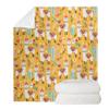 UOIMAG Llama Cactus Flannel Fleece Blanket, 150 x 200 cm view 1