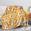 UOIMAG Llama Cactus Flannel Fleece Blanket, 150 x 200 cm view 2