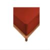 100% Cotton Percale Fitted Sheet – 90 x 190 cm, 140 x 190 cm, 160 x 200 cm, 180 x 200 cm – 30 cm Pocket (Red, 180 x 200 cm) view 2