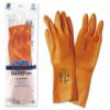 DPL Barrier 100 Industrial Gloves, Orange, Size 8/8.5, Black, Standard view 1