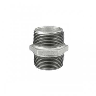 Syveco SF280G50 Series 280G MM Double Equal Nipple, Galvanized, 2" BSP