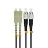 Jeirdus Optical Patch Cable, SC to FC, Duplex, 50/125, OM2, 1 m, SC-FC view 4