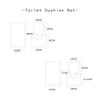 3-Piece Christmas Bathroom Rug Set, Non-Slip Bath Mats with U-Shaped Contour Mat and Toilet Lid Mat view 3