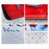 3-Piece Christmas Bathroom Rug Set, Non-Slip Bath Mats with U-Shaped Contour Mat and Toilet Lid Mat view 4