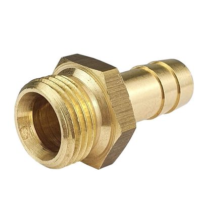 10-Piece Pneumatic Hose Barb Fittings, G 3/8" Male Thread x 13 mm
