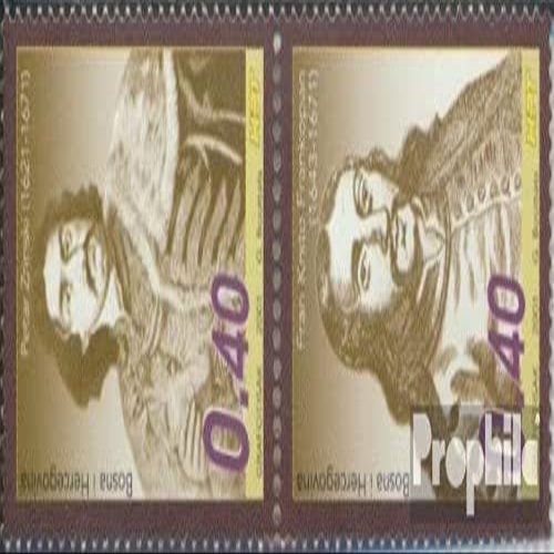 Prophila Collection Bosnia – Croatian Post Mostar 72–73 Pair, Complete Issue, MNH **, 2001 Zrinski and Frankopan