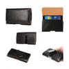 DFV mobile Executive Synthetic Leather Case with 360° Rotating Belt Clip and Magnetic Closure for Irbis SP551 - Black view 2