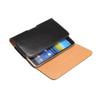 DFV mobile Executive Synthetic Leather Case with 360° Rotating Belt Clip and Magnetic Closure for Irbis SP551 - Black view 3