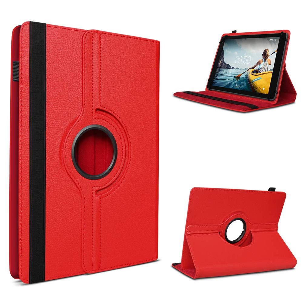 Tablet Protective Case Compatible with HOTWAV Pad 8, Synthetic Leather, 360° Rotating Stand Cover