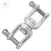 Fork/Fork Swivel, 8 mm Diameter, A4 Stainless Steel, 5 Pieces - MESAROS view 3