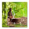 Bilder-Manufaktur BM Silent Radio-Controlled Quartz Wall Clock, Buddha Asia, 30 x 30 cm view 1
