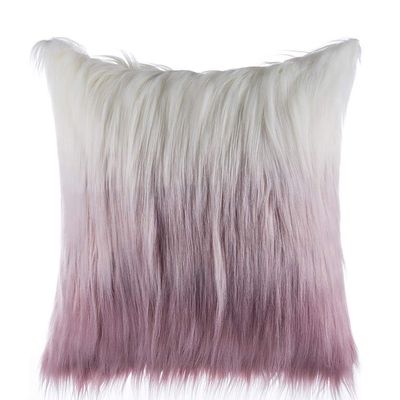 Cozomiz Luxurise Modern Decorative Pillow Covers, Soft Cushion Covers, Square, for Couch, Bedroom and Car, 30.5 x 49.8 cm, Faux Fur Pink