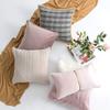 Cozomiz Luxurise Modern Decorative Pillow Covers, Soft Cushion Covers, Square, for Couch, Bedroom and Car, 30.5 x 49.8 cm, Faux Fur Pink view 2