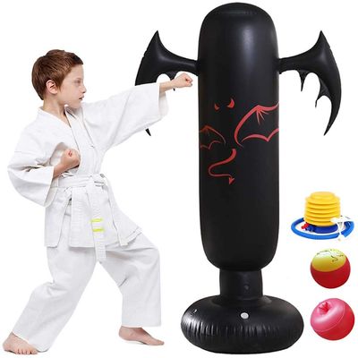 WSHA Inflatable Freestanding Punching Bag with Air Pump and Children's Gloves