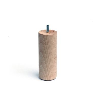 Wooden Furniture Leg in Crudo, Model 447, 5.8 x 15 cm