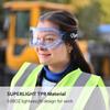 SAFEYEAR Safety Glasses for Eyeglass Wearers and Non-Wearers, Blue view 4