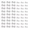 UNICRAFTALE 600-Piece 3 mm/4 mm Round Spacer Beads, Stainless Steel view 1