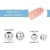 UNICRAFTALE 600-Piece 3 mm/4 mm Round Spacer Beads, Stainless Steel view 3