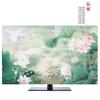 Outdoor TV Cover for 19"–80" TVs, Decorative Waterproof Hood with Lily, Lotus and Bird Design, Light Green, 60" view 2