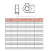 Nylon Hex Nut, Plastic Nut, Plastic Nylon Screw Cap, M2/M2.5/M3/M4/M5/M6/M8/M10/M12–M4, 50 pcs, Black view 2