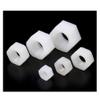 Nylon Hex Nut, Plastic Nut, Plastic Nylon Screw Cap, M2/M2.5/M3/M4/M5/M6/M8/M10/M12–M4, 50 pcs, Black view 4