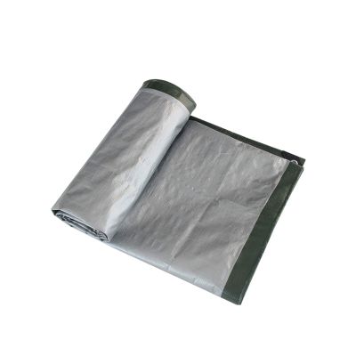 DLLY Waterproof Tarp, 0.35 mm Foldable Soft PE Cover with Accessories, 4 x 6 m / 5 x 5 m (16.4 x 16.4 ft)