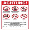 Swimming Pool Sign: Indoor/Outdoor Pool Notices and Rules, 450 x 300 mm view 2
