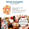 kina UVNT0255 Christmas Tree Window Sticker, Transparent, Removable, Repositionable, 80 × 30 cm view 4